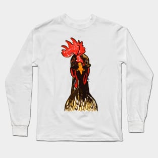 Cocka doodle do's moustache Long Sleeve T-Shirt